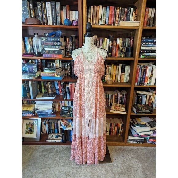 BTFL- life Giselle strappy halter maxi dress sz s nwt - Picture 1 of 6
